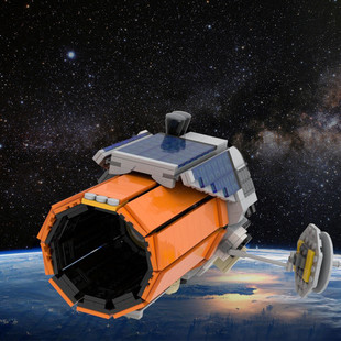 C9238 Abandoned Space Telescope: Kep | Er Space Telescope Type 1232 Parts