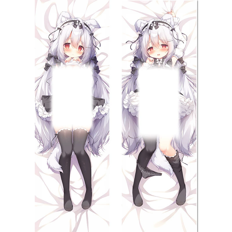 Наволочка для подушки Furry Beast Mother Beast Ear Girl Little Fox Kawaii Loli Anime и другие подушки 2Way50