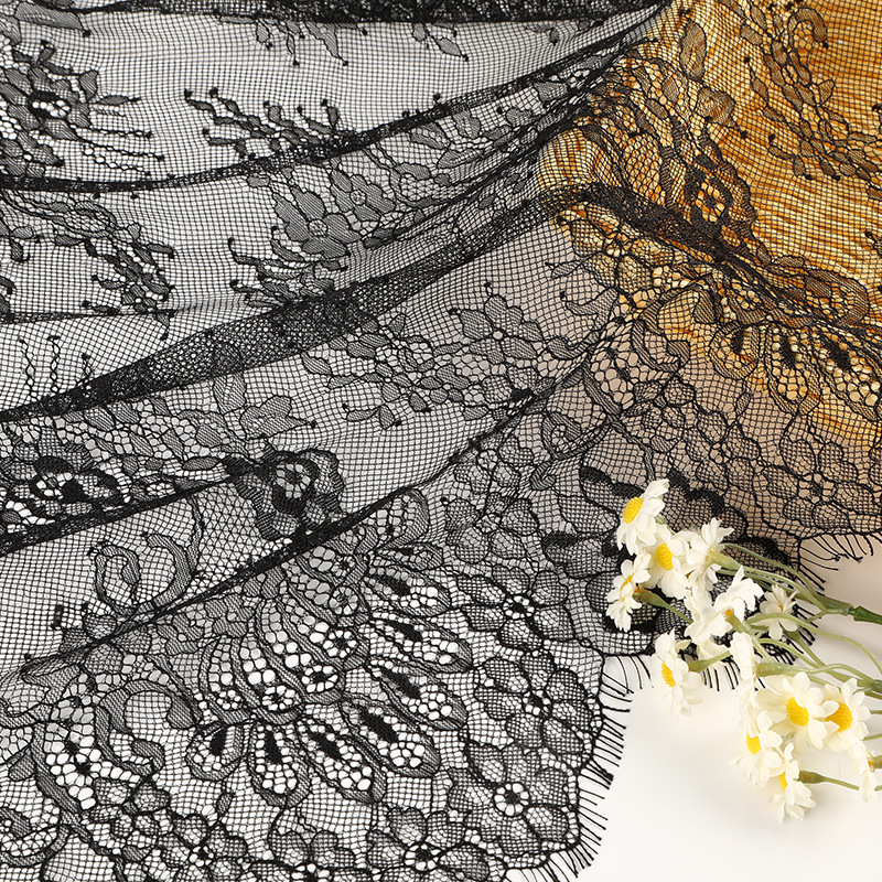 Lace soft black cloth, body-friendly pijama, lace dress