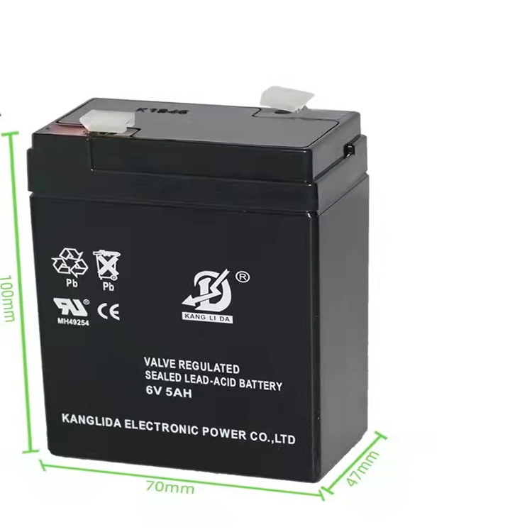 6V 5AH batería de almacenamiento batería de báscula electrónica batería de báscula