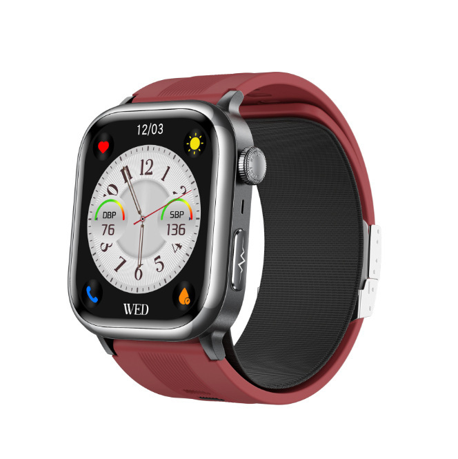 New Tk66 Smart Watch Heart Rate Air Pump Type Blood Pressure Ecg Electrocardiogram Can Make and Receive Calls Sos Emergency Call