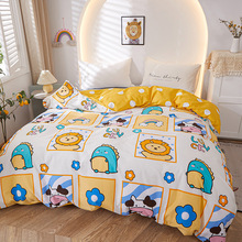 ins风小清新纯棉被套单件120x150cm儿童卡通全棉被罩单人学生宿舍