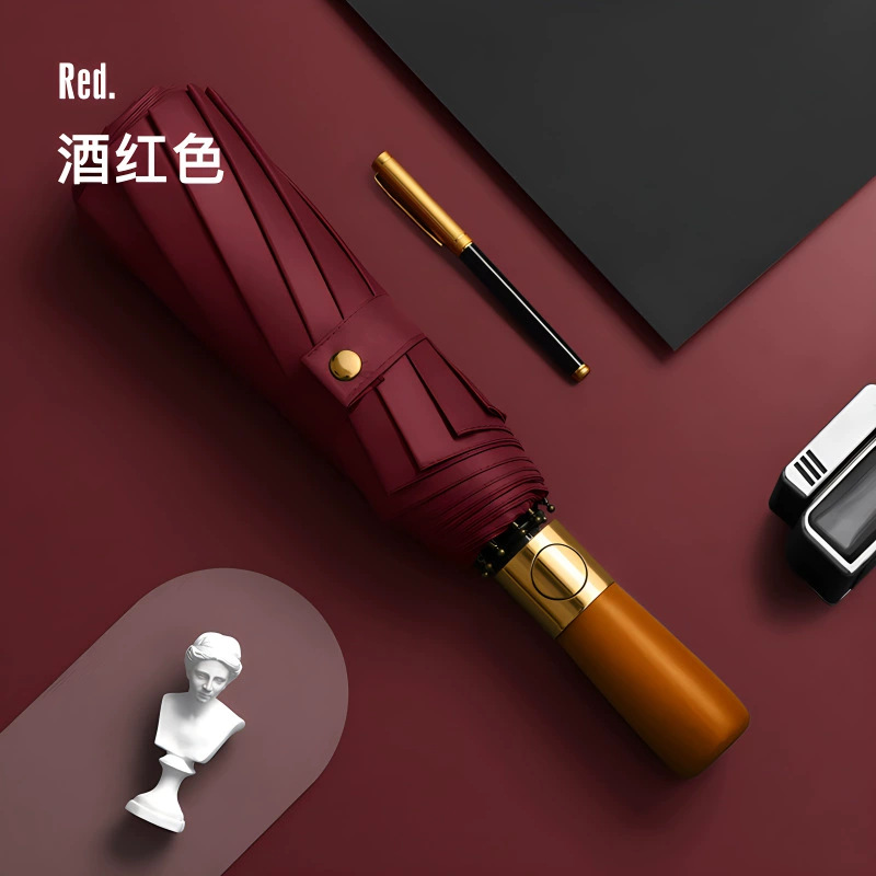 Paraguas personalizados paraguas plegables automáticos grandes para aumentar el refuerzo de paraguas solares para sol y lluvia paraguas al por mayor