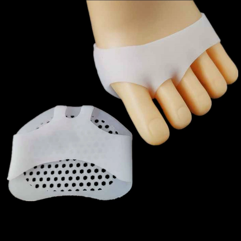 Front-of-Foot Gel Cushion Pad, Honeycomb Silicone, Breathable 8×6 cm, One-Size