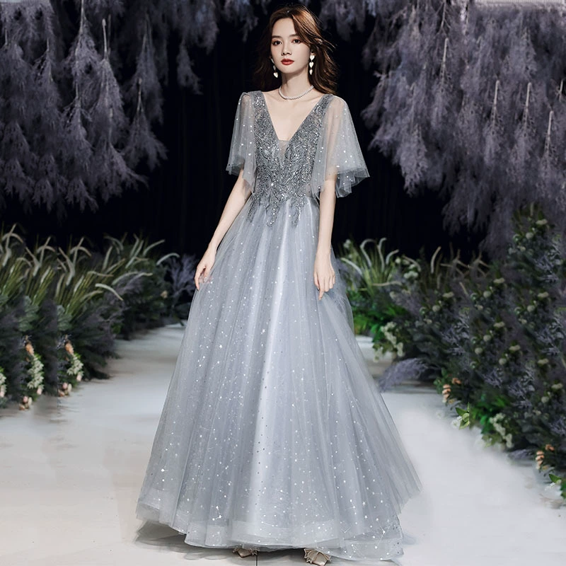 Elite evening dress, high-end, french style