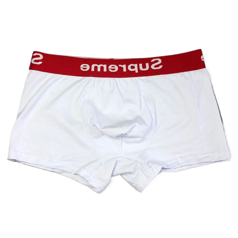 Ropa interior masculina de moda para estudiantes, color sólido, transpirable, que absorbe la humedad, pantalones de cuatro esquinas para jóvenes, bóxer personalizado: una pieza de generación 1