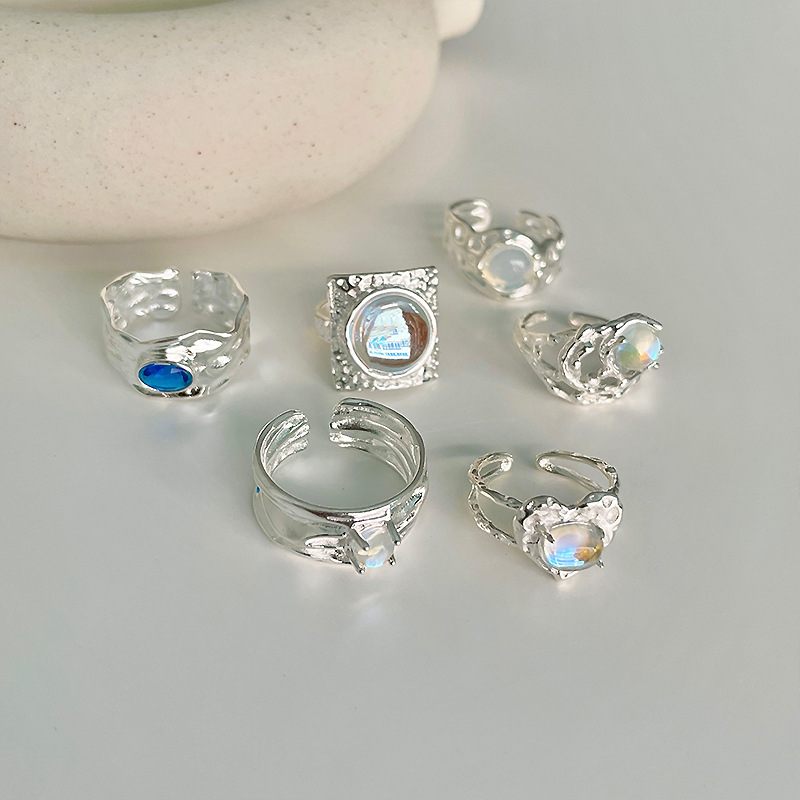 Fashion Geometric Copper Plating Open Ring