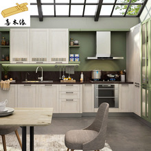 南京整體全屋設計台面廚櫃廚房灶台現代開放式櫥櫃石英石一體櫃