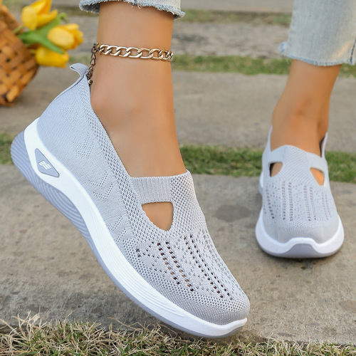 TEMU Cross-border Bestselling Women's Casual Shoes Factory Soft Sole Breathable Fashion Mother Shoes Sports Shoes for Women Dropshipping