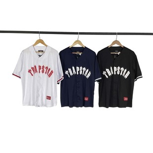TRAP Style American Hip Hop HIPHOP Baseball Cardigan Short Sleeve Mesh Shorts Sports Casual suit jersey