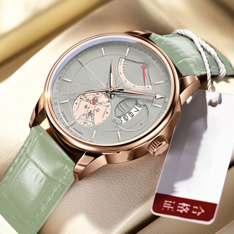 2024 New Men's Watch Business Versatile Fully Automatic Quartz Watch Sports Watch Men's Luminous Handsome Davinci