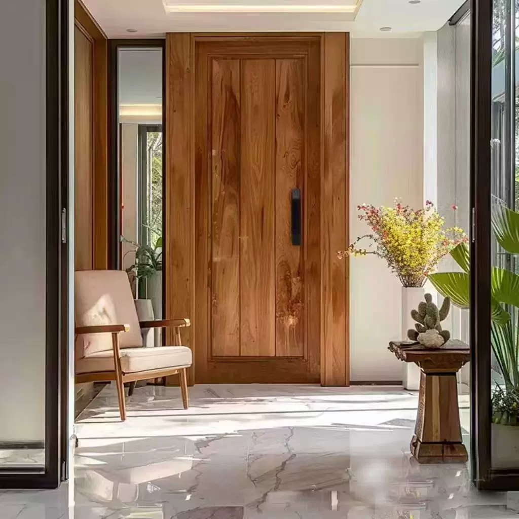 室内卧室门老榆木复古平开门中式民宿包厢门别墅卧室门做旧木门