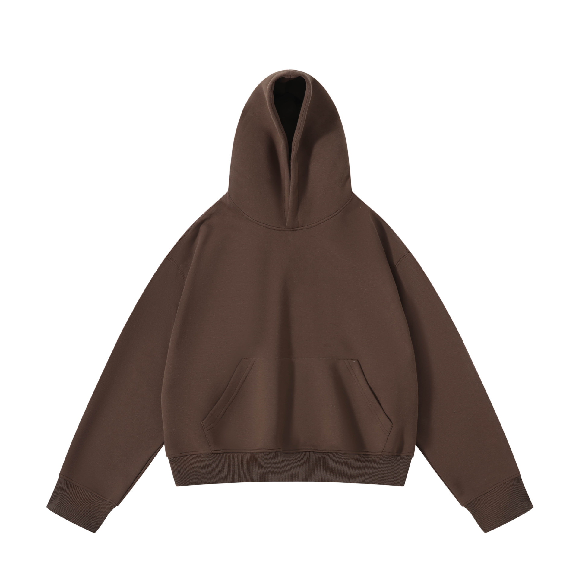 Spring and Autumn 420g short Boxy hooded Cleanfit sweatshirt