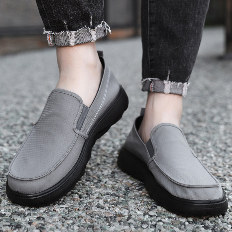 Men's Casual Versatile Canvas Simple Solid Color Walking Shoes Soft Sole Casual Slip-On Shoes Dad Shoes Men's Casual Versatile Canvas Simple Solid Color Walking Shoes Soft Sole Casual Slip-On Shoes Dad Shoes