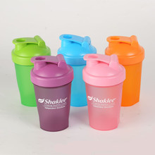 户外随身杯pp塑料杯摇摇杯搅拌杯蛋白粉奶昔杯健身运动水壶