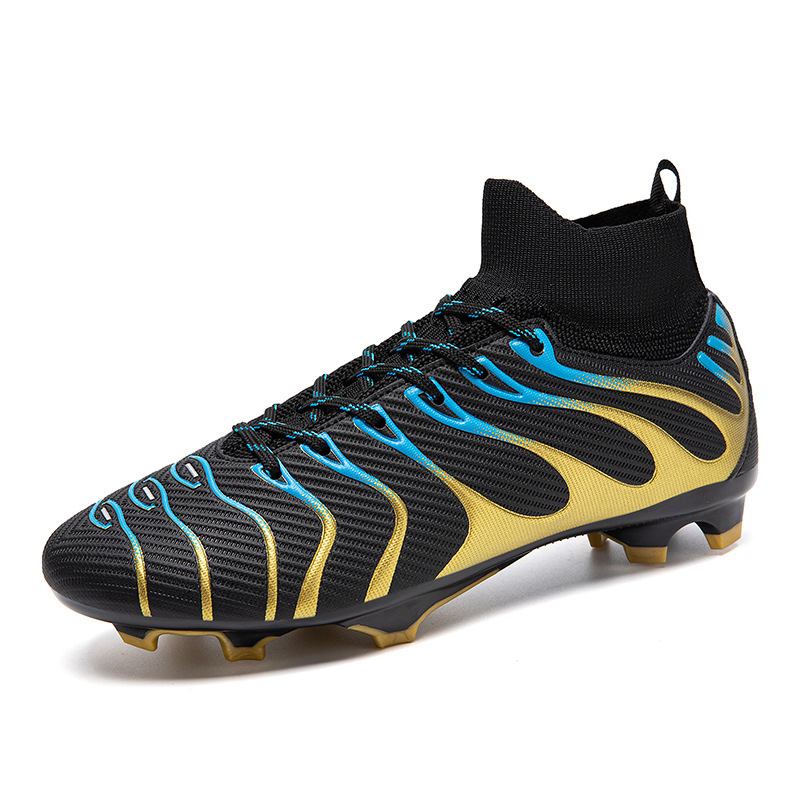 Zapatos de fútbol temu transfronterizos personalizados Copa del Mundo Ronaldo zapatos de entrenamiento profesionales zapatos de fútbol infantil antideslizantes