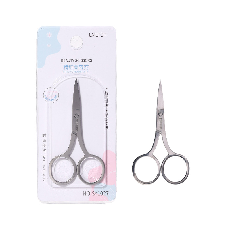 Latin American LACE peine ceja tijeras de belleza ceja maquillaje herramientas ceja tijeras colección al por mayor