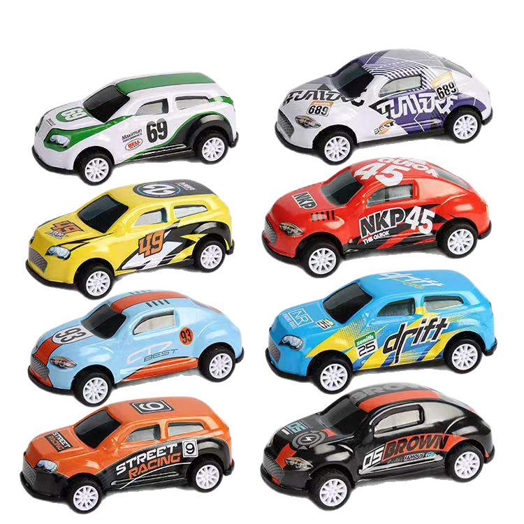 Coches de aleación mini coches de juguetes para niños al por mayor puestos de carga de azúcar modelo de automóvil de simulación