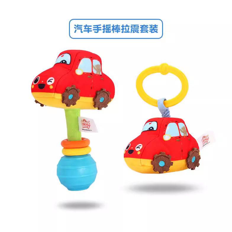 Sonajero y juguete de agitar Jollybaby para niños y bebés de 0 a 3 años, campana para bebés, sonajero y juguete de agitar.