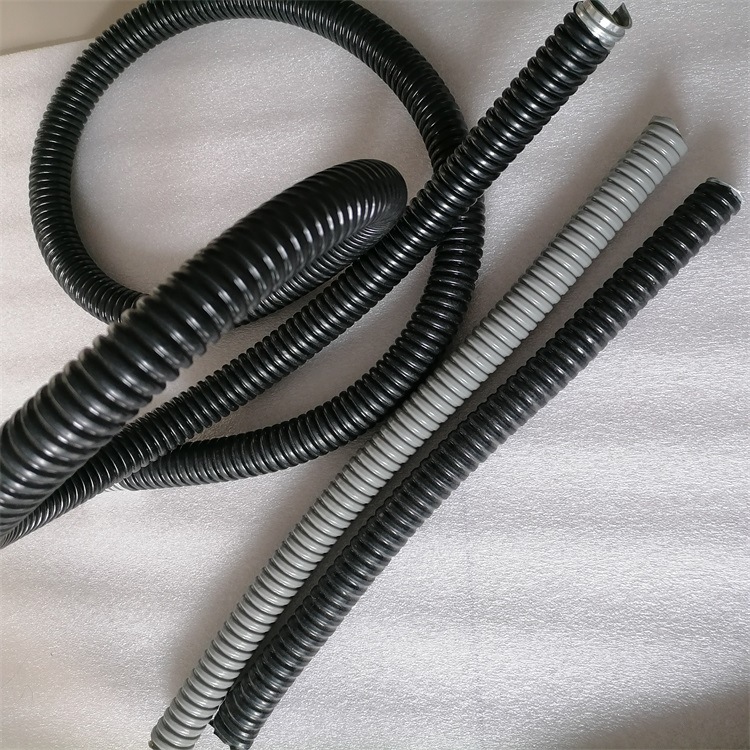 兰州出售阻燃防水包塑软管 40mmPVC包塑热浸锌穿线管PE无卤蛇皮管