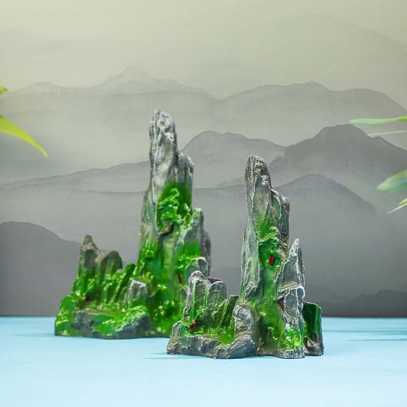 Accesorios de paisaje de acuario simulación pequeña decoración de rocalla paisajismo de peceras exclusivo transfronterizo decoración hotel mesa de comedor china