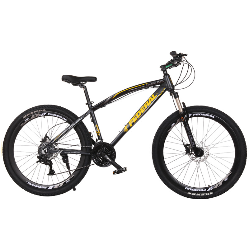 Bicicleta de montaña para adultos freno de aceite de carretera para estudiantes de secundaria de 26 pulgadas de carreras de amortiguación de carretera