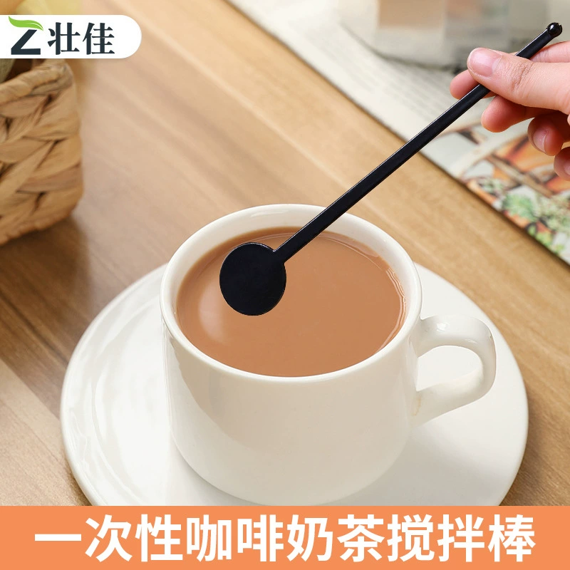 Одноразовая пластиковая палочка для перемешивания с круглой головкой, палочка для смешивания торта, вставка для коктейля, кофе, палочка для перемешивания, прозрачная пластиковая палочка