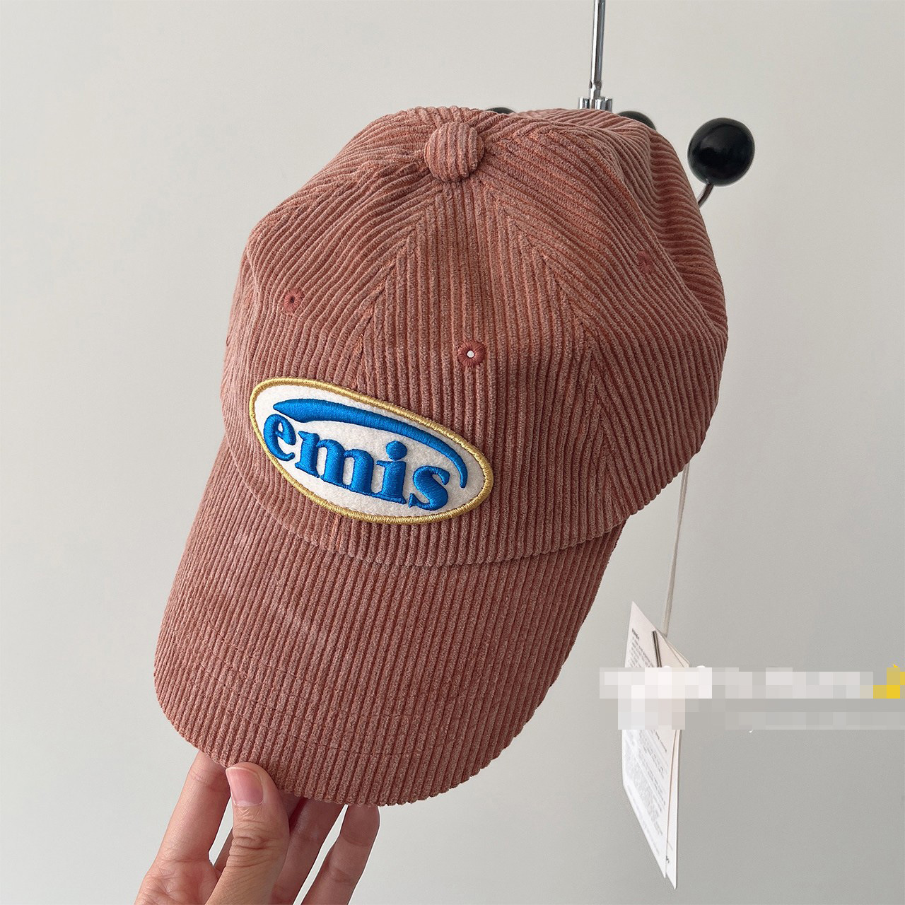 Round mark corduroy-brown
