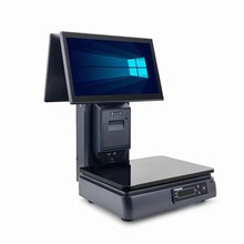收银称重一体机蔬菜生鲜超市收款机PC称生鲜蔬菜超市收银秤水果店