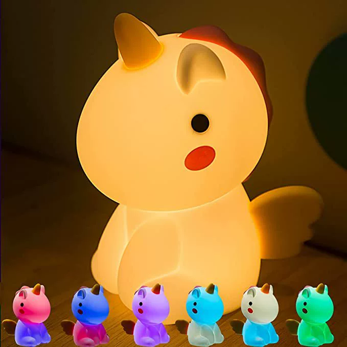 LED night light for bedroom, rechargeable lantern for bed for breastfeeding, induction table lamp