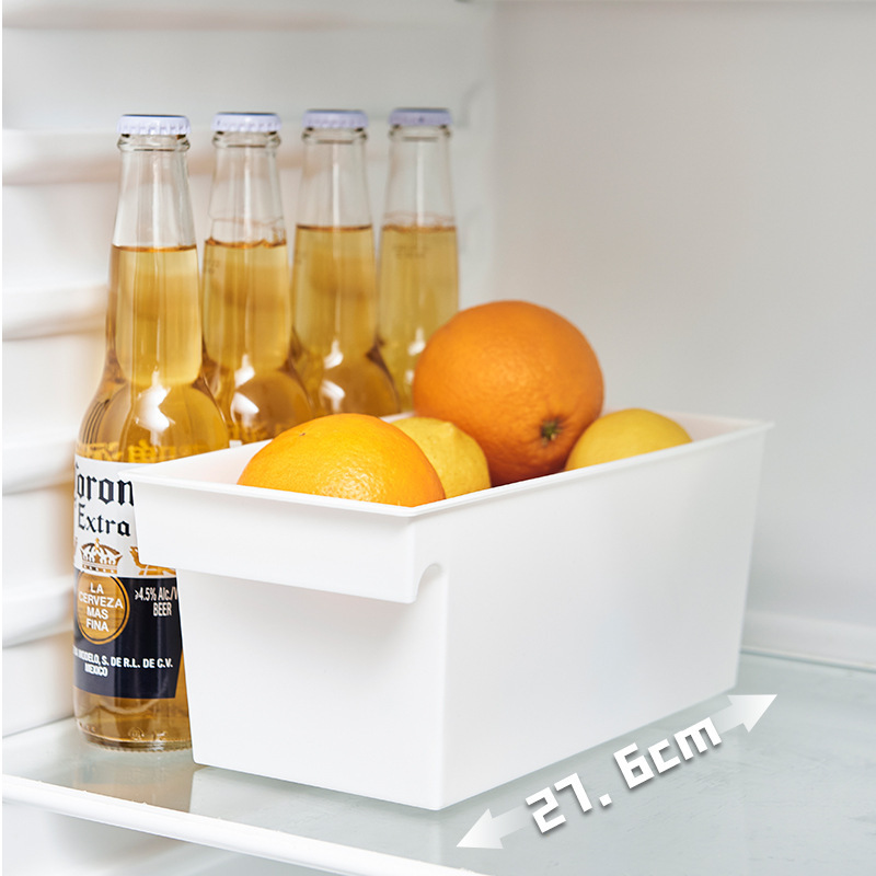 冷蔵庫果物野菜収納ケース取っ手付きキャビネット冷凍引き出し式収納バスケットキッチンプラスチック収納ケース収納バスケット|undefined