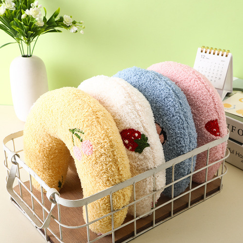 Dog and Cat Deep Sleep Pillow U-shaped Cervical Protection Cat Toy Soft and Comfortable Throw Pillow Pet Supplies