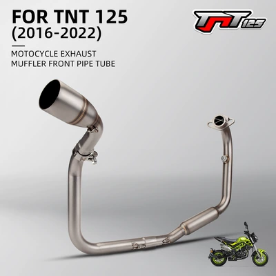 Motosiklet TNT125 kiçik Tyrannosaurus qaz borusu, paslanmayan polad ön hissə 16-22