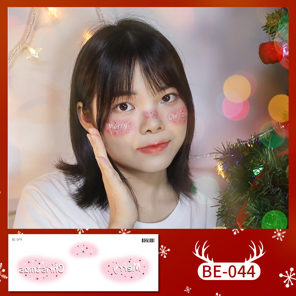 BE-044 (크리스마스 페이스 스티커)