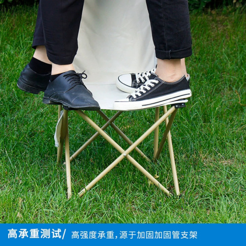 Camping outdoor foldable chair foldable stool portable fishing chair art sketching stool spring outing chair logo printing available