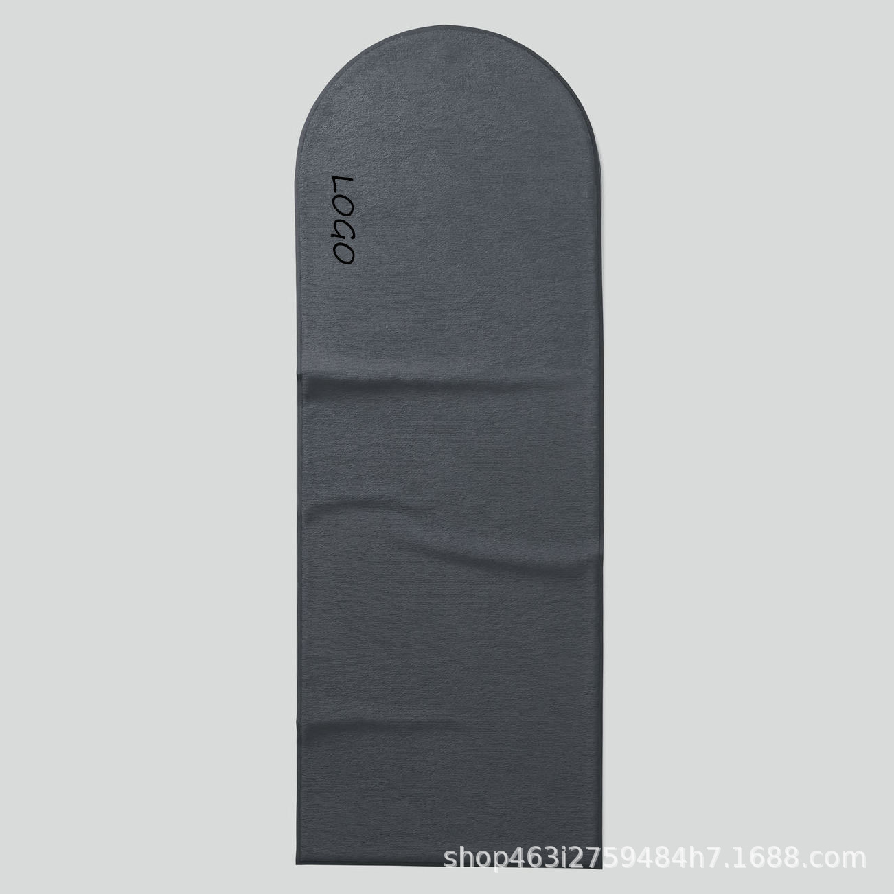 Yoga Mat Towel with Anti-Slip Rubber Coating, Ultra-Fine Fiber Towel, Sweat-Absorbent Towel for Yoga Exercises, Any Size