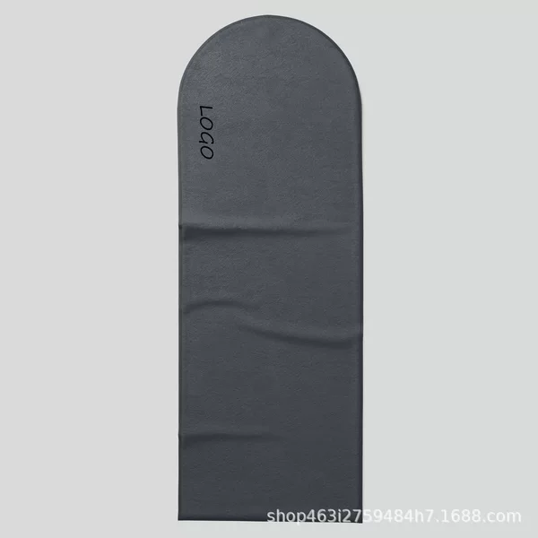 Yoga Mat Towel with Anti-Slip Rubber Coating, Ultra-Fine Fiber Towel, Sweat-Absorbent Towel for Yoga Exercises, Any Size