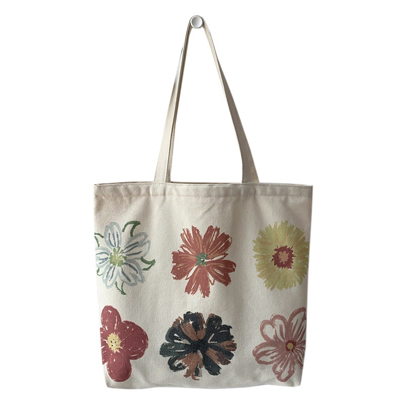 [Exclusivo de distribución automática] Mochila escolar informal de estilo coreano de lona de algodón nueva 2025 para estudiantes de literatura para mujer