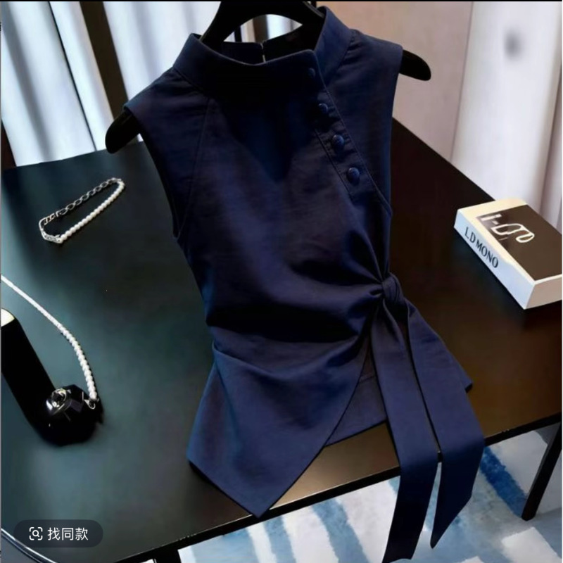 New Summer Style Sleeveless Shirt Tops, New Summer Style, Fashionable and High-End
