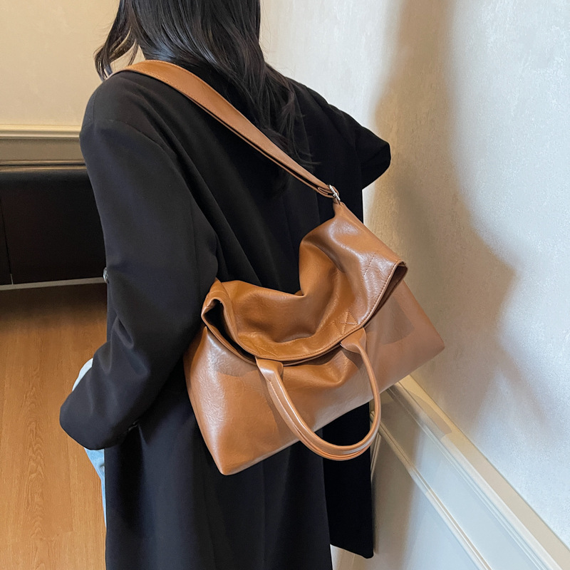 复古包包女托特包大容量包包斜挎包女新款休闲通勤手提上班单肩包|undefined