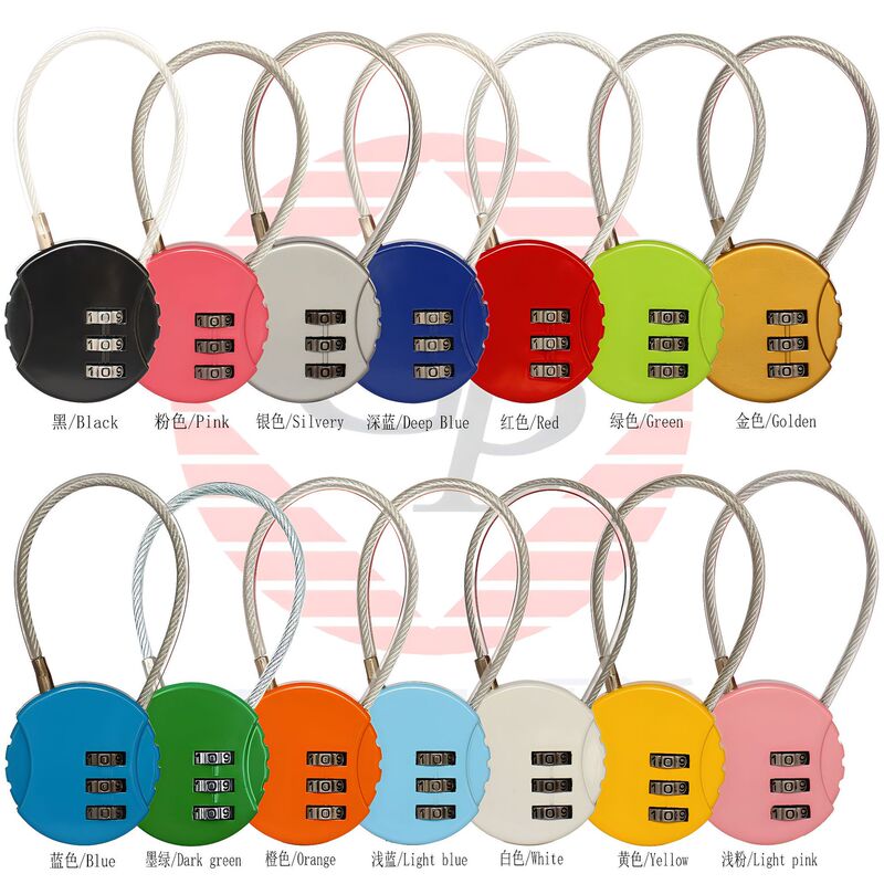 Wire rope password lock padlock luggage bicycle password lock spherical password lock cartoon password padlock Wire rope password lock padlock luggage bicycle password lock spherical password lock cartoon password padlock