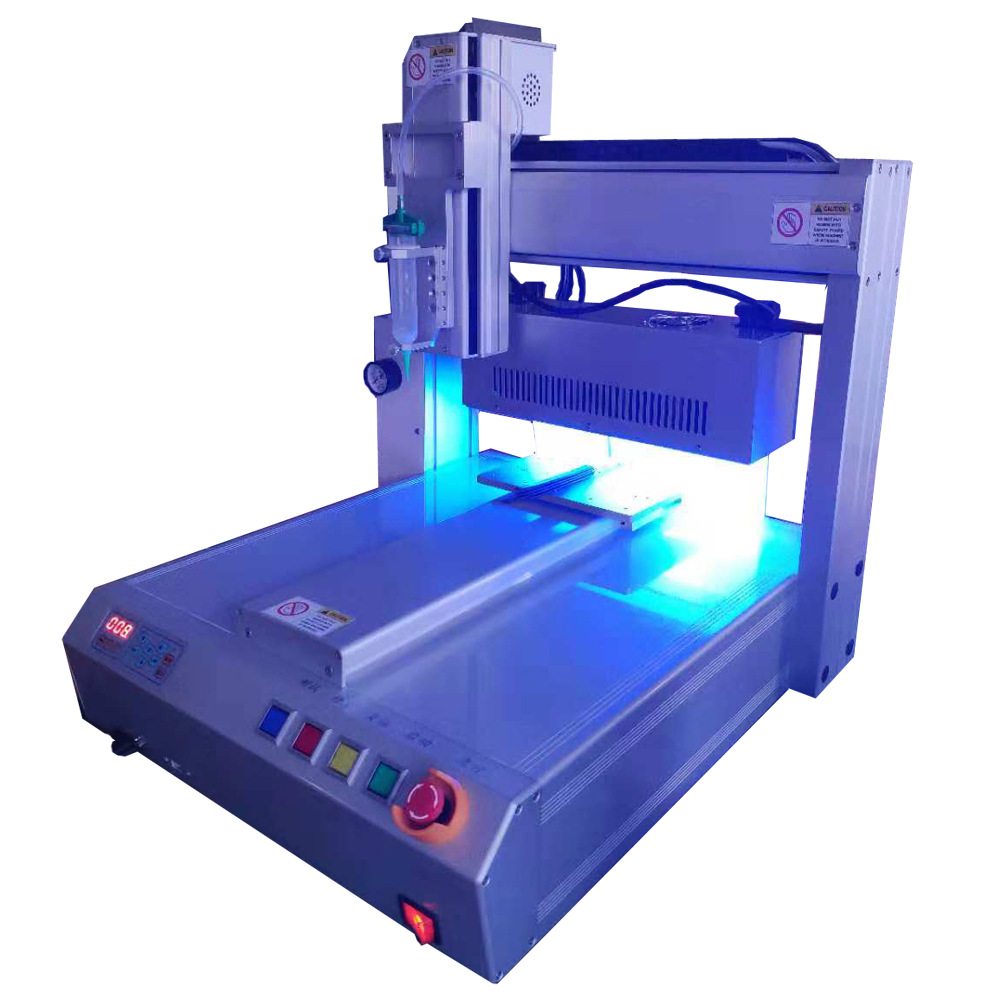 线材UV胶点胶机 点胶固化一体机