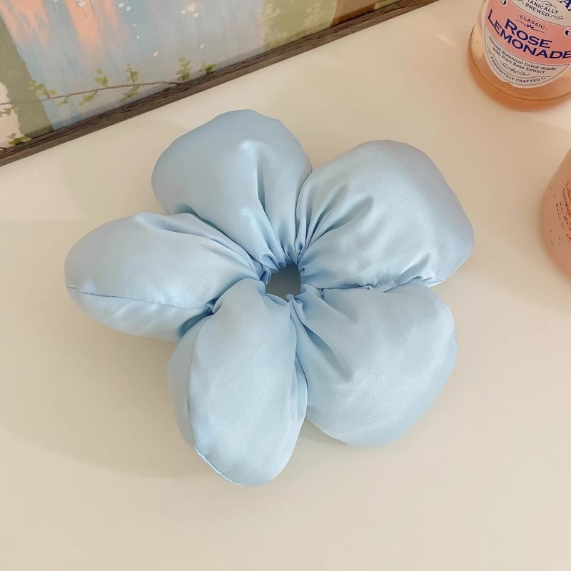 Fan Bingbing con almohada para dormir anillo de cabello de satén femenino cuerda de cabello de intestino grueso temperamento retrógrado cuerda de cabeza de banda de estómago grande