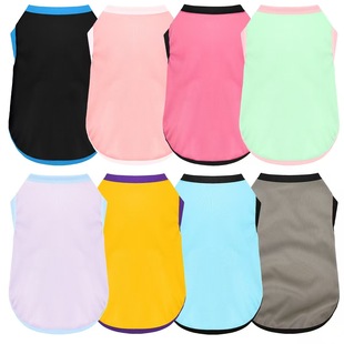 New dog vest pet t-shirt dopamine dog vest summer clothes cat and dog clothing wholesale teddy clothes