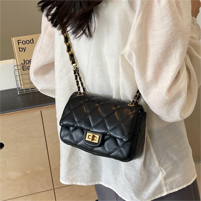 Bolsa de viento de alta calidad, dama 2024, nueva moda, bolso cuadrado de cadena de diamante, bolso de mochila de moda versátil.