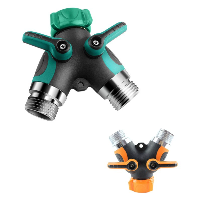 Бытовой смеситель для водопроводной трубы, водоотделитель, двусторонний Y-образный, один-в-два-выход, сепаратор водопроводной трубы с резиновым покрытием TPR