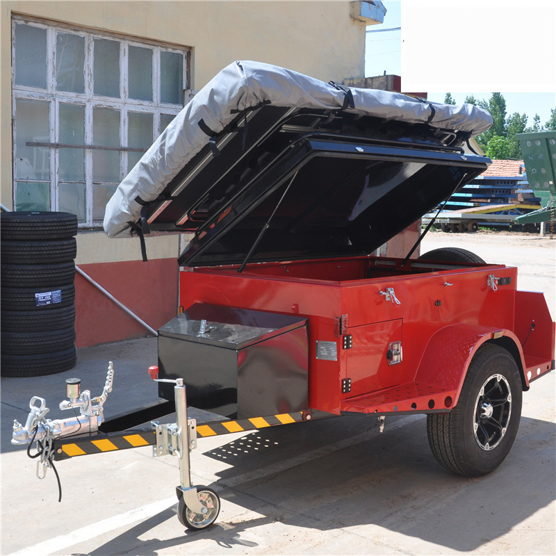 户外设备 野营帐篷汽车拖车 带灶具帐篷拖车 带帐篷汽车拖车