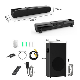 Factory 80W Full Function Cross-border Sound Blaster Bluetooth Speaker Home Theater TV K Song Sound Bass soundbar
