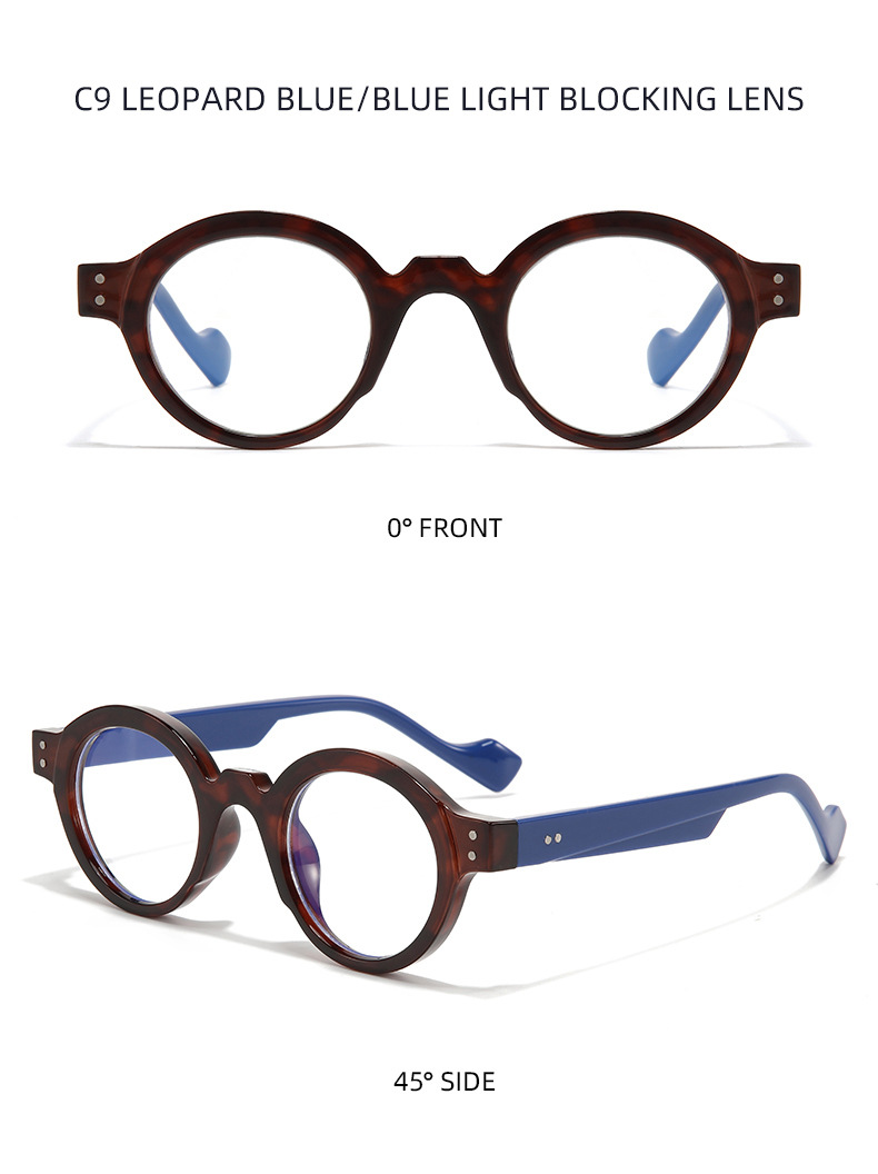 Elegant Simple Style Color Block Pc Round Frame Full Frame Women's Sunglasses display picture 2