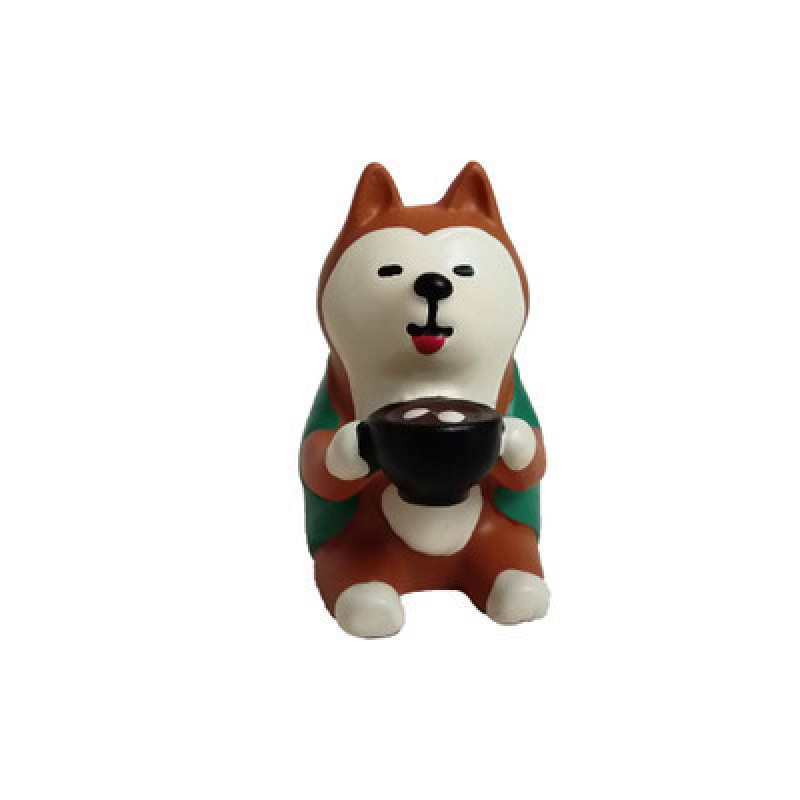 검은 그릇 시바견